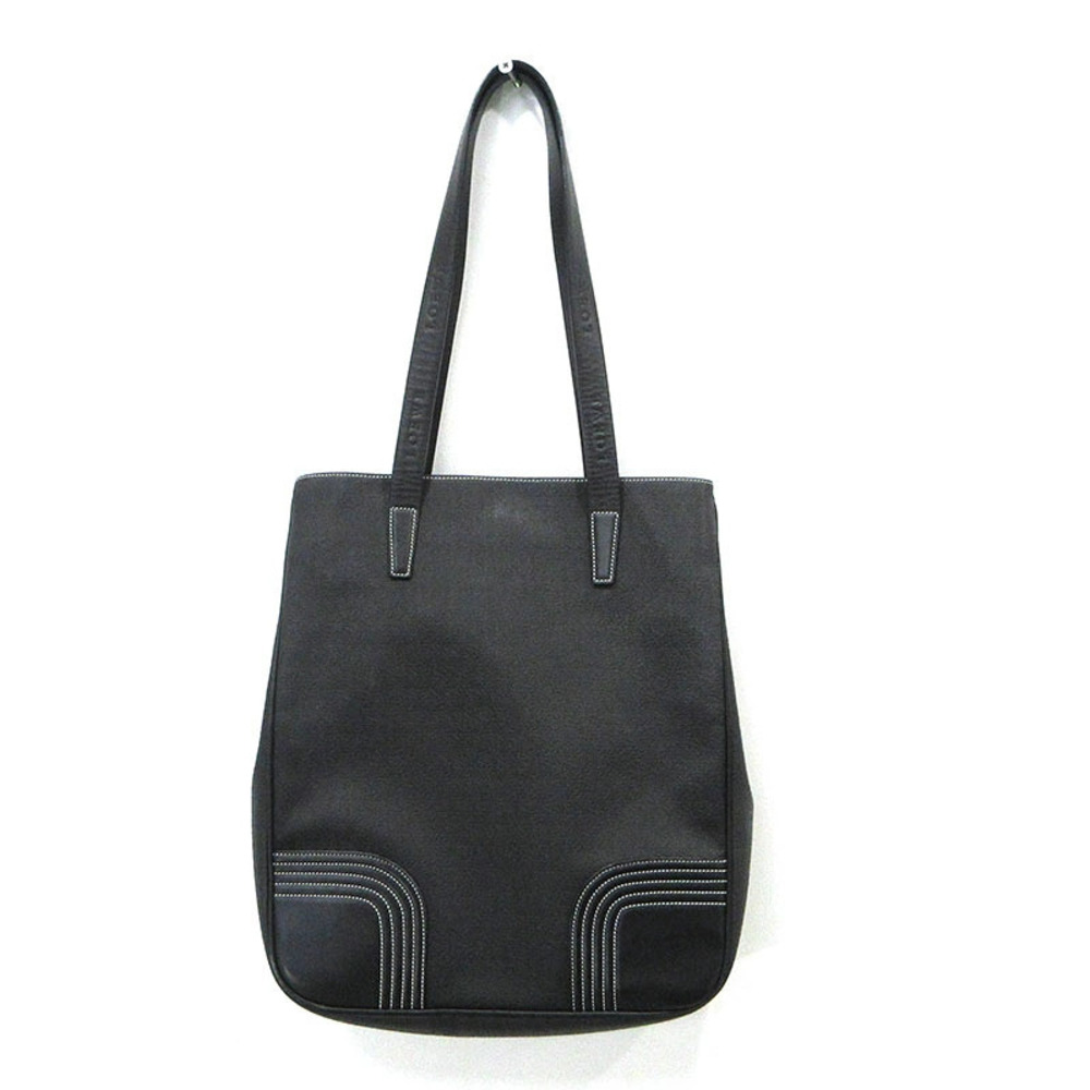 Loewe Repeat Anagram Tote Bag Black